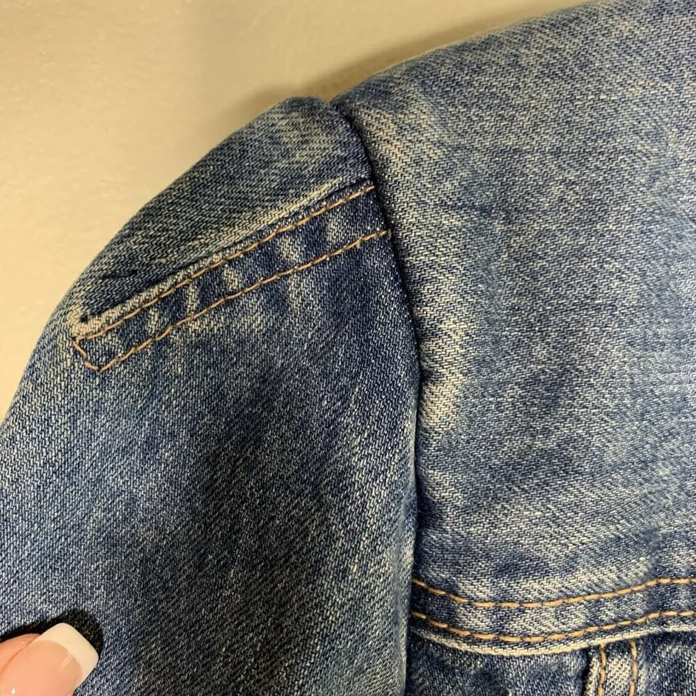 Calvin Klein Denim Jean Jacket Size MedIum 1980s 1990s - Picture 9 of 12